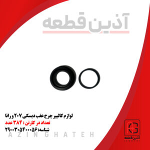 لوازم کالیپر چرخ عقب دیسکی 207 و رانا